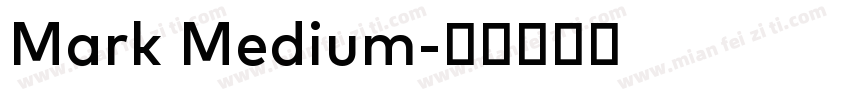 Mark Medium字体转换